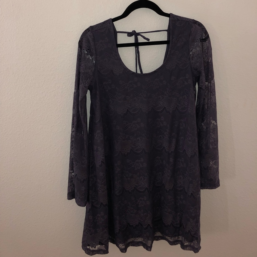 Purple Lace Dress
